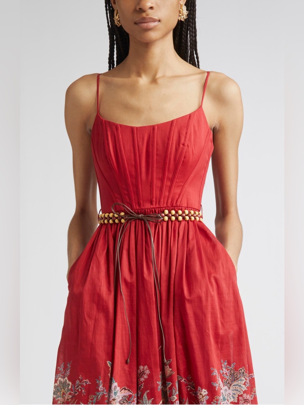 NWT $850 Zimmermann Rhiannon Paisley Print
Corset Dress Size AU 3 US 10 - Picture 6 of 17